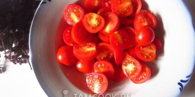 Рецепт помидоров с моцареллой в духовке