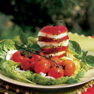 Рецепт Помидоров с моцареллой