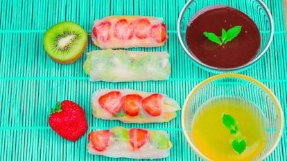 Рецепт Фруктовых спринг-роллы