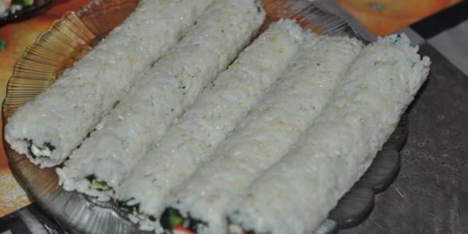 Рецепт горячих роллов в панировочных хлопьях