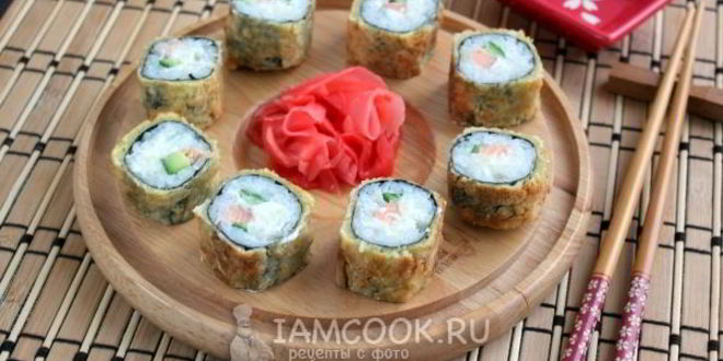 Рецепт горячих роллов