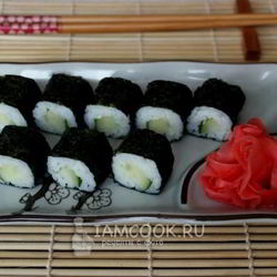 Рецепт Ролла Каппа маки с огурцом