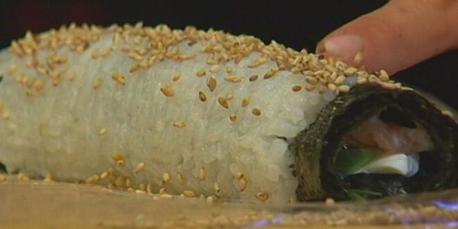 Рецепт ролла с копченым лососем