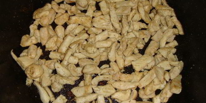 Рецепт ролла с курицей и овощами