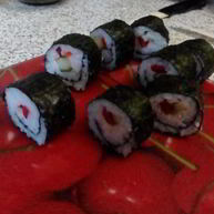 Рецепт Ролла с огурцом и перцем