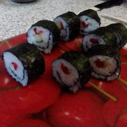 Рецепт Ролла с огурцом и перцем