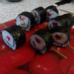 Рецепт Ролла с огурцом и перцем