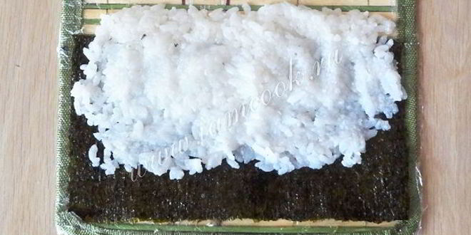 Рецепт роллов с крабовыми палочками