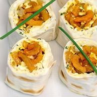 Рецепт Роллов с креветками в карри