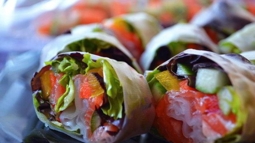 Рецепт роллов с лососем