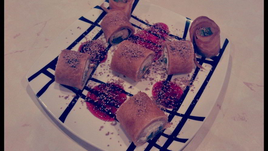 Рецепт сладких роллов с творожным кремом