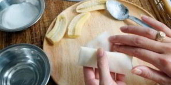 Рецепт спринга роллы с бананом