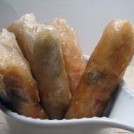 Рецепт Спринга-роллов с курицей и грибами