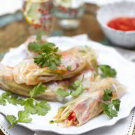 Рецепт Весенних роллов из холодного шашлыка