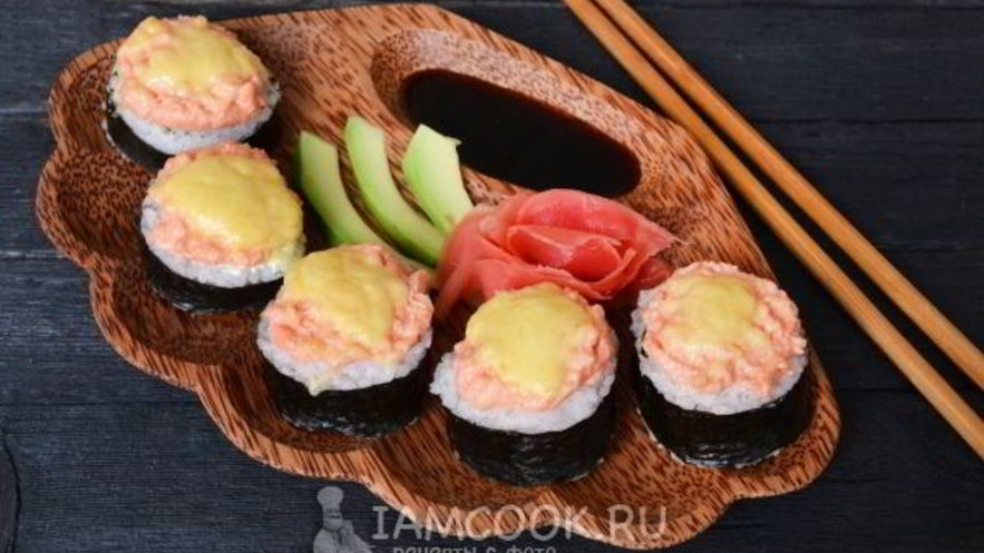 Рецепт запеченных роллов с курицей