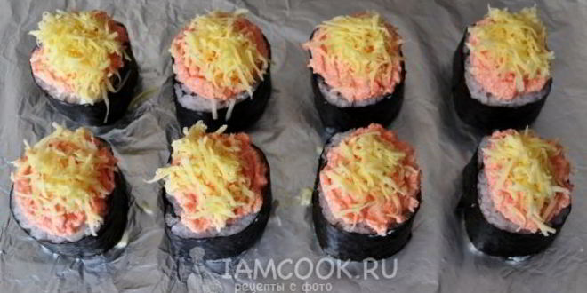 Рецепт запеченных роллов с курицей