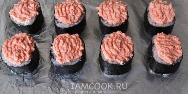 Рецепт запеченных роллов с курицей