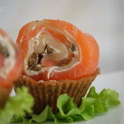 Рецепт Хлебных корзинок с рыбным рулетом