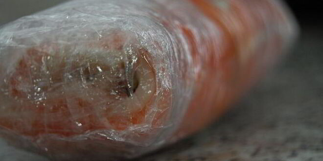 Рецепт хлебных корзинок с рыбным рулетом