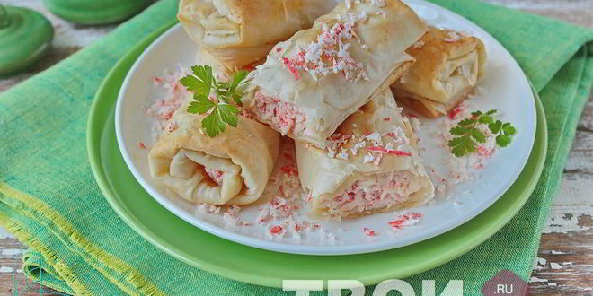 Рецепт крабового рулета
