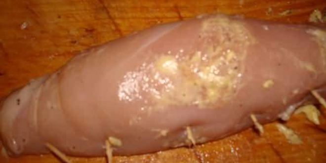 Рецепт куриного рулета с финиками