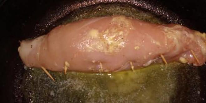 Рецепт куриного рулета с финиками