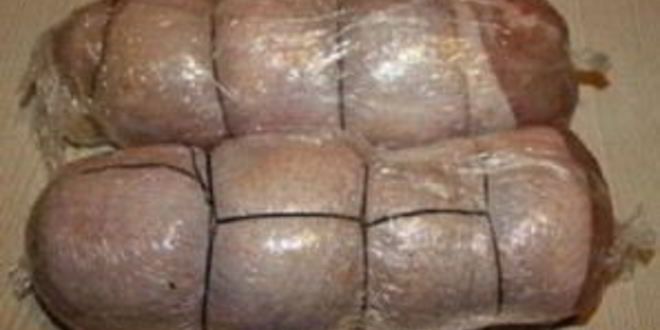 Рецепт куриного рулета с грибами и перцем