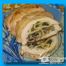 Рецепт Куриного рулета Шанталь