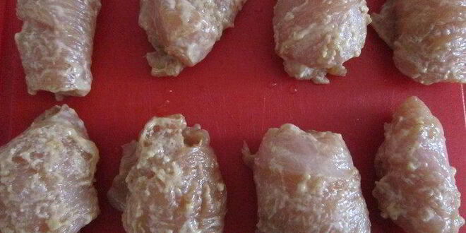 Рецепт куриных рулетиков остро-сладкие