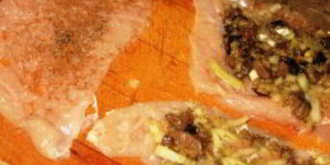 Рецепт куриных рулетиков с начинкой из печени