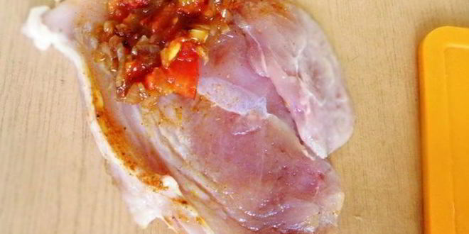Рецепт куриных рулетиков с овощами