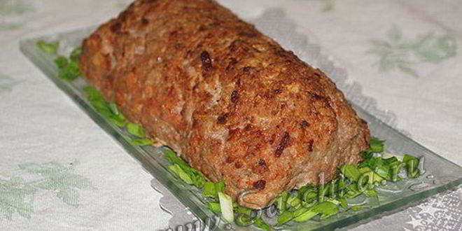 Рецепт мясного рулета с яйцом