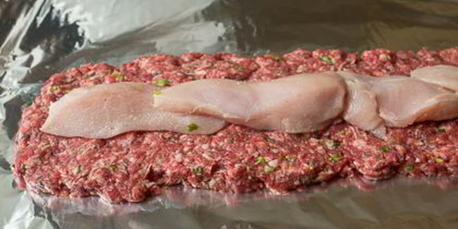 Рецепт рулета из говядины с курицей