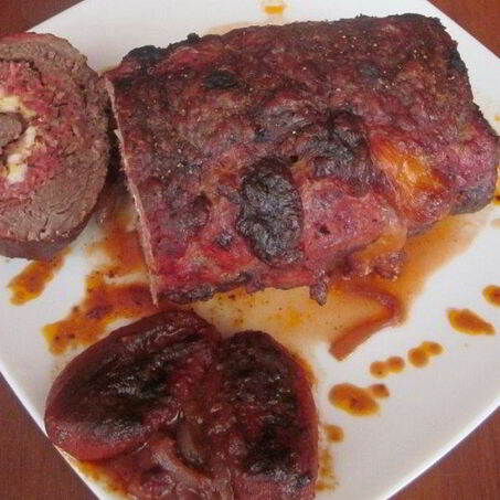 Рецепт Рулета из говядины с моцареллой