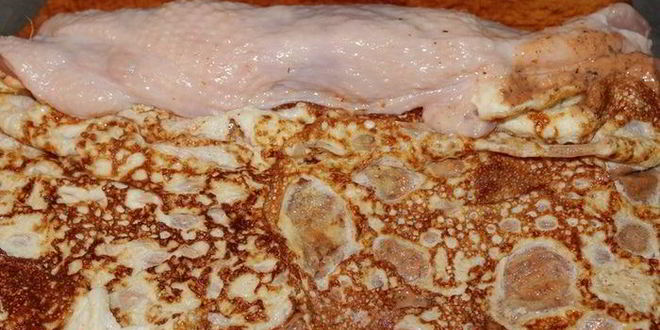 Рецепт рулета из курицы с аджикой