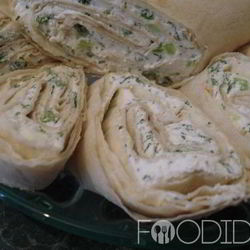 Рецепт Рулета из лаваша с творогом
