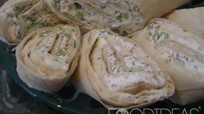 Рецепт Рулета из лаваша с творогом