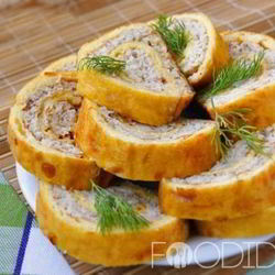 Рецепт Рулета из мясного фарша