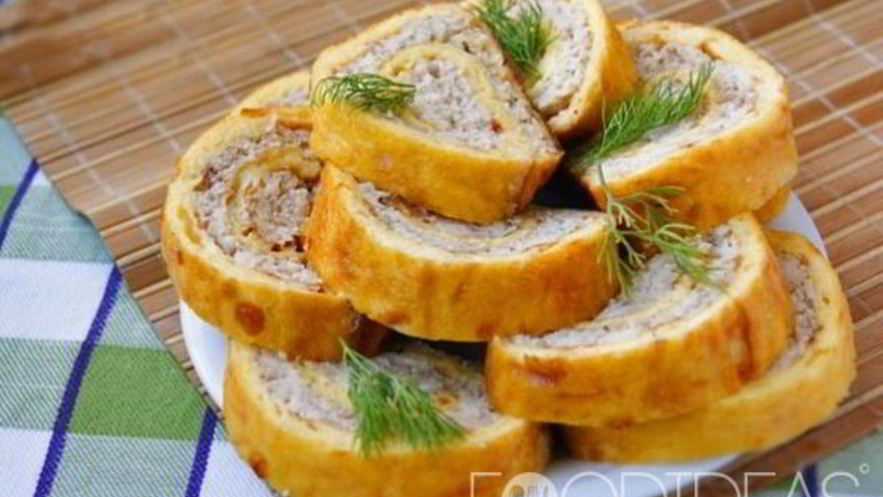 Рецепт рулета из мясного фарша