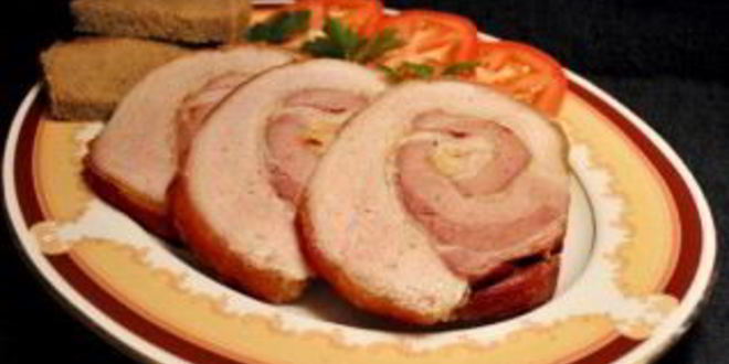 Рецепт рулета из пашины