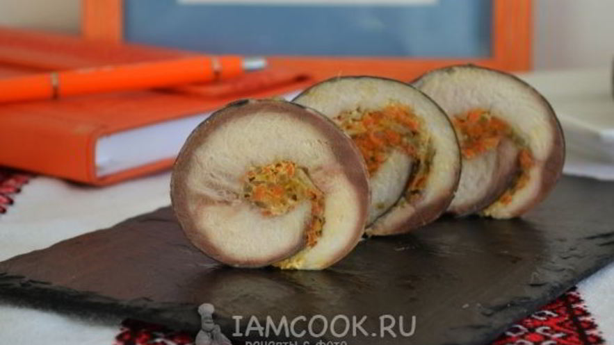 Рецепт рулета из скумбрии с желатином