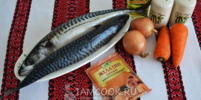 Рецепт рулета из скумбрии с желатином