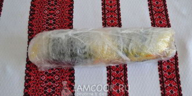 Рецепт рулета из скумбрии с желатином