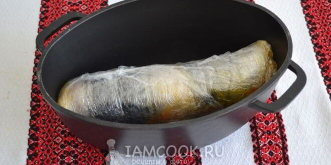 Рецепт рулета из скумбрии с желатином