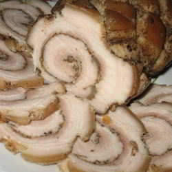 Рецепт Рулета из свиной грудинки