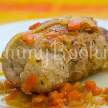 Рецепт Рулета из телятины по-гречески