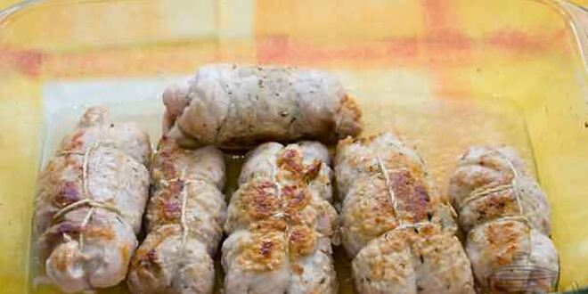 Рецепт рулета из телятины по-гречески