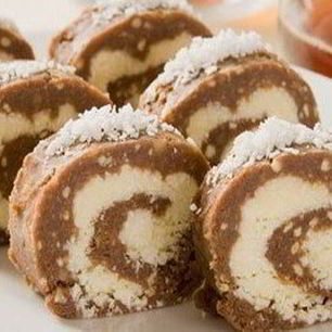 Рецепт Рулета шоколадного с кокосовой стружкой