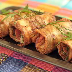 Рецепт Рулетиков из баклажанов