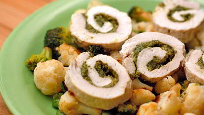 Рецепт Рулетиков из индейки